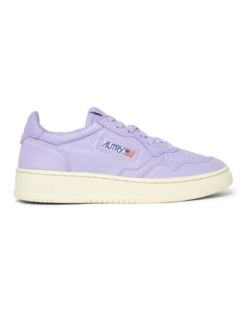 Baskets en Cuir de Chèvre Medalist Low violettes
