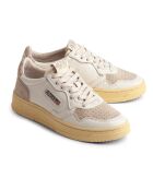 Medalist Sneakers van suède/leer met laag zandoppervlak