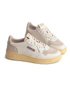Medalist Sneakers van suède/leer met laag zandoppervlak
