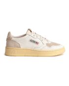 Medalist Sneakers van suède/leer met laag zandoppervlak