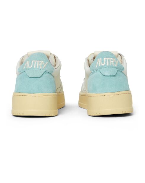 Baskets en Suede/Cuir Medalist Low turquoise/blanc