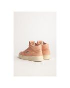 Baskets en Cuir de Chèvre Medalist Mid roses