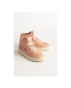 Baskets en Cuir de Chèvre Medalist Mid roses