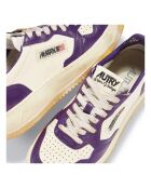 Baskets en Cuir Super Vintage Low Bicolore violettes