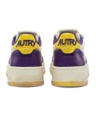 Baskets en Cuir Super Vintage Low Bicolore violettes