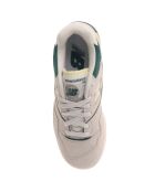 Baskets en Cuir 550 vert/gris