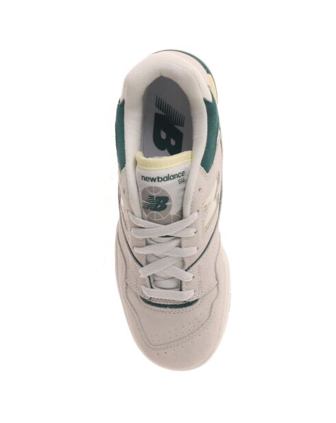 Baskets en Cuir 550 vert/gris