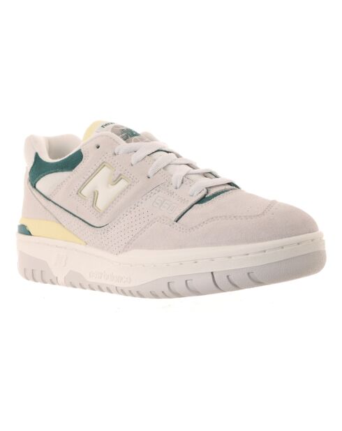 Baskets en Cuir 550 vert/gris