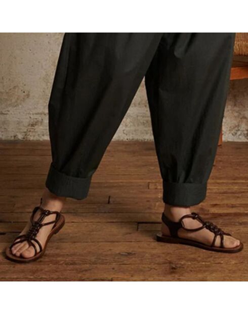 Sandales en Cuir Tiny marron