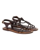 Sandales en Cuir Tiny marron