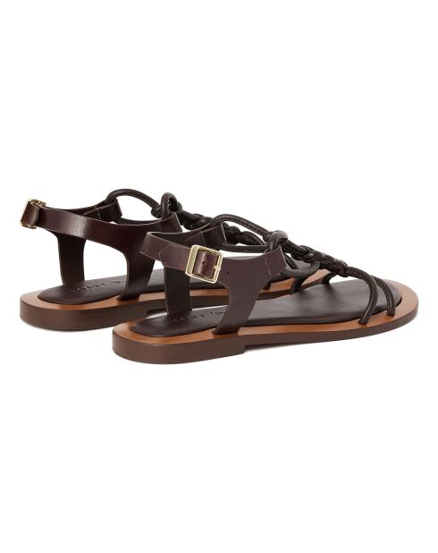 Sandales en Cuir Tiny marron
