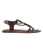 Sandales en Cuir Tiny marron