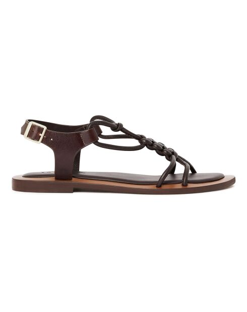 Sandales en Cuir Tiny marron
