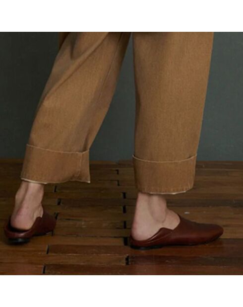 Mocassins en Cuir Andy cognac
