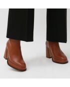 Boots en Cuir Chueca caramel