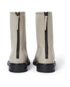 Combat Boots en Nappa Modèle 8 beiges