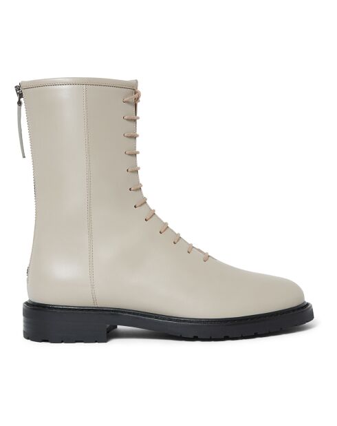 Combat Boots en Nappa Modèle 8 beiges