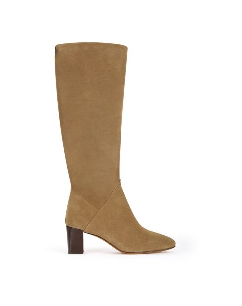 Bottes en Daim Danais noisette