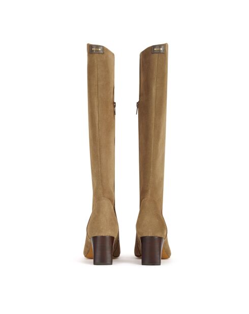 Bottes en Daim Danais noisette