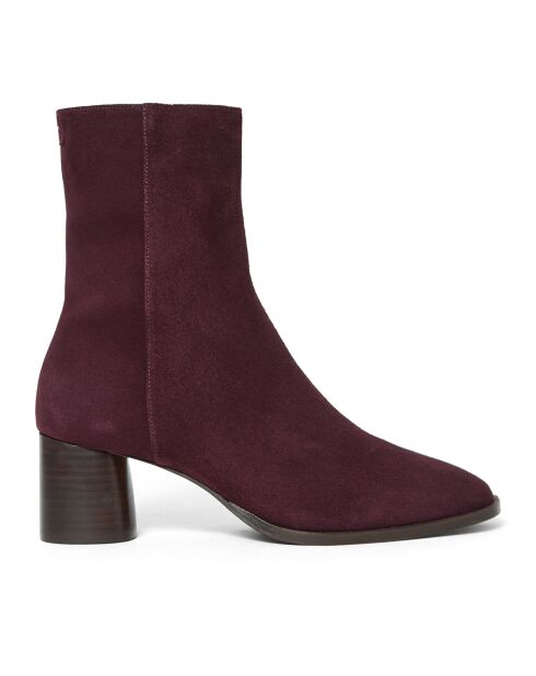 Bottines en Daim Dea marron - Talon 5 cm