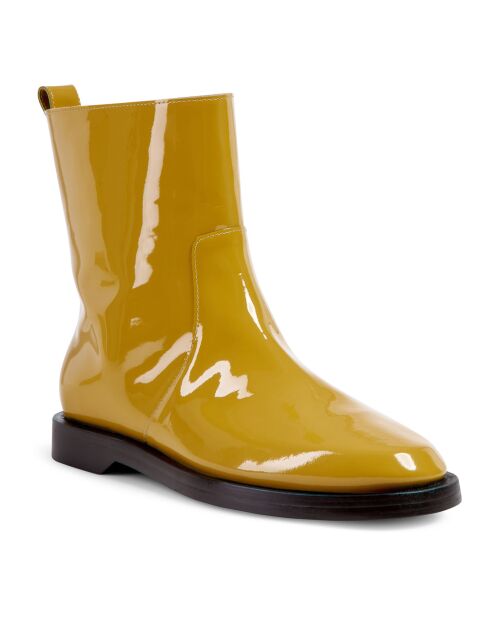 Boots en Cuir Ero jaunes