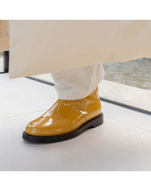 Boots en Cuir Ero jaunes