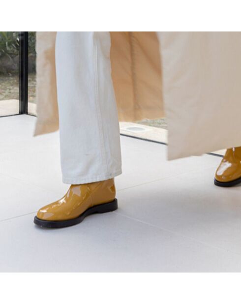 Boots en Cuir Ero jaunes