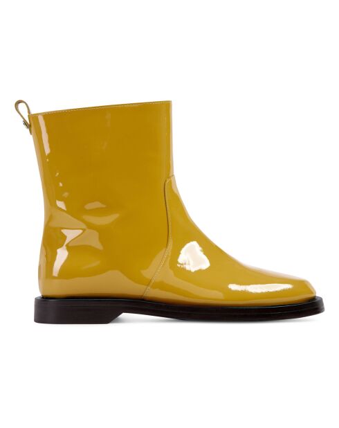 Boots en Cuir Ero jaunes
