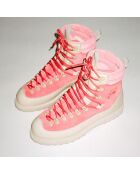 Boots en Cuir Everest roses