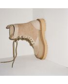 Boots en Cuir Altivole Due beiges