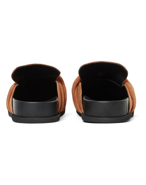 Mules en Suede Emma Fussbet camel