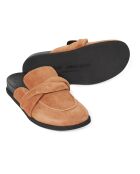 Mules en Suede Emma Fussbet camel