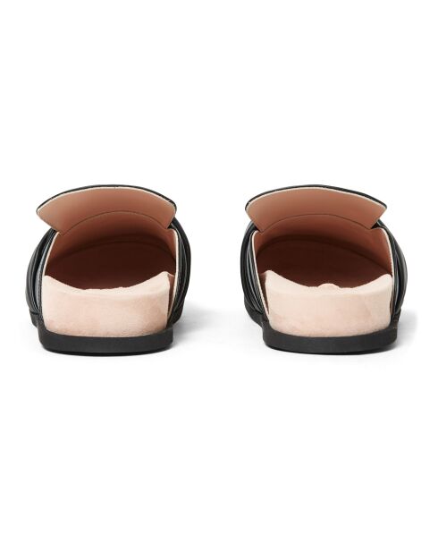Mules en Cuir Emma Fussbet noires