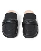 Mules en Cuir Emma Fussbet noires