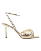 Sandales en Cuir Twisted 90 dorées