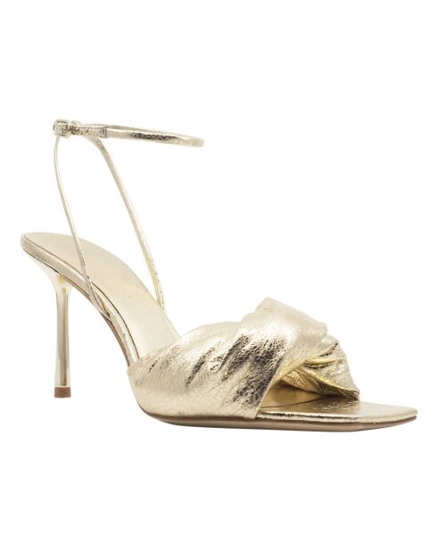Sandales en Cuir Twisted 90 dorées