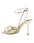 Sandales en Cuir Twisted 90 dorées