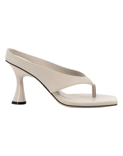 Sandales en Cuir Angela 90 grises