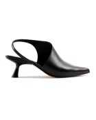 Sandales en Cuir Greta noires