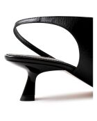 Sandales en Cuir Greta noires