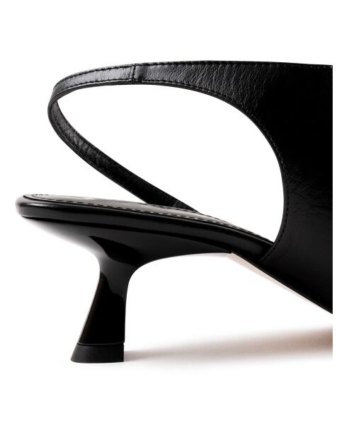 Sandales en Cuir Greta noires