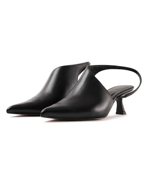 Sandales en Cuir Greta noires