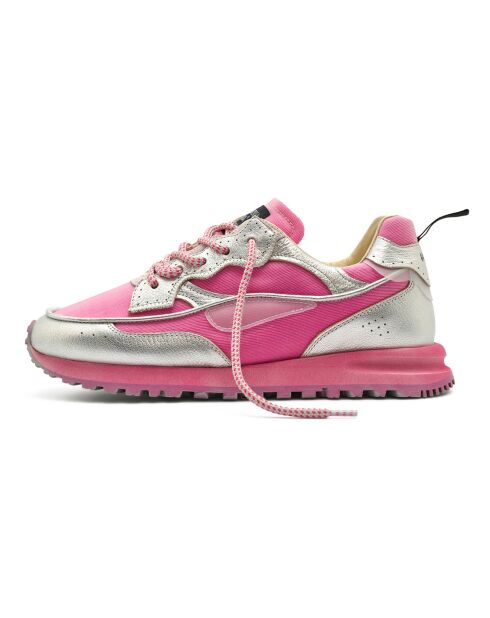 Baskets en Cuir Threedome.Zero roses