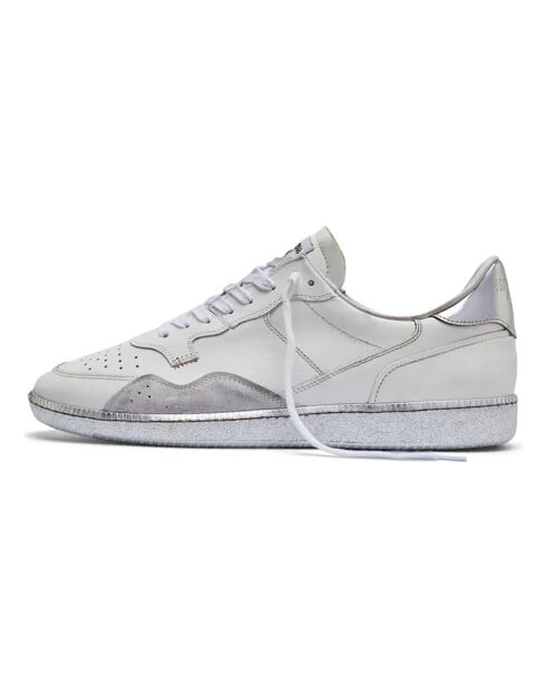 Baskets en Cuir Mega T blanches