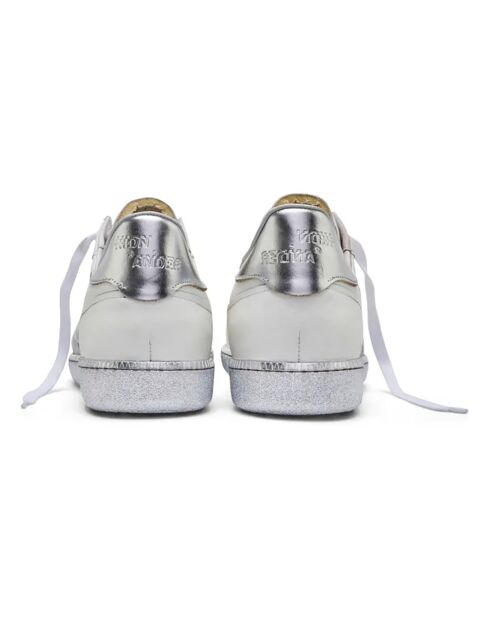 Baskets en Cuir Mega T blanches