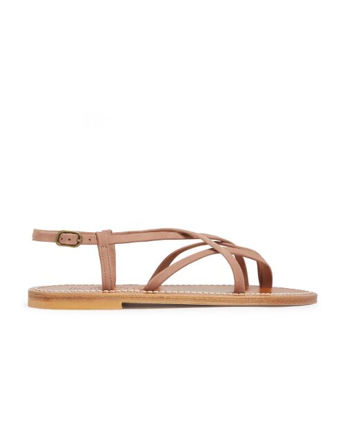 Sandales en Cuir Ingrid taupe