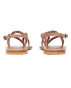 Sandales en Cuir Ingrid taupe