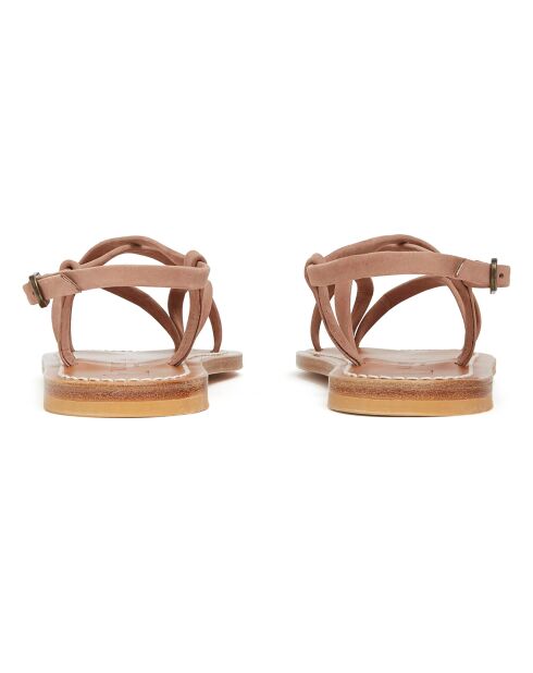 Sandales en Cuir Ingrid taupe