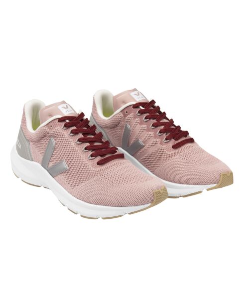 Sneakers stringate vegane Marlin rosa chiaro