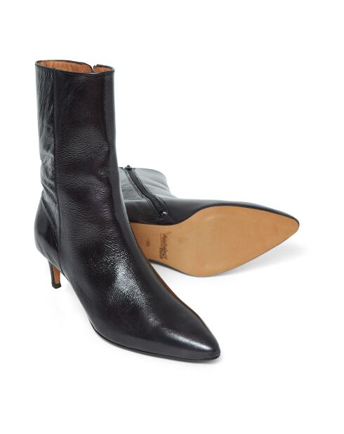 Bottines en Vernis Maggi noires - Talon 6 cm